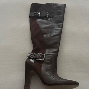 Elegant Brown Knee-High Boots